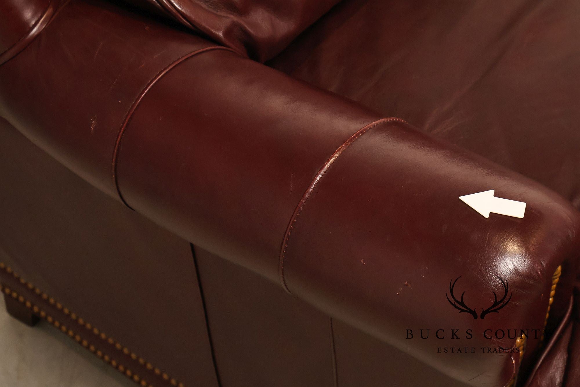 Hancock & Moore Austin High Back Leather Sofa