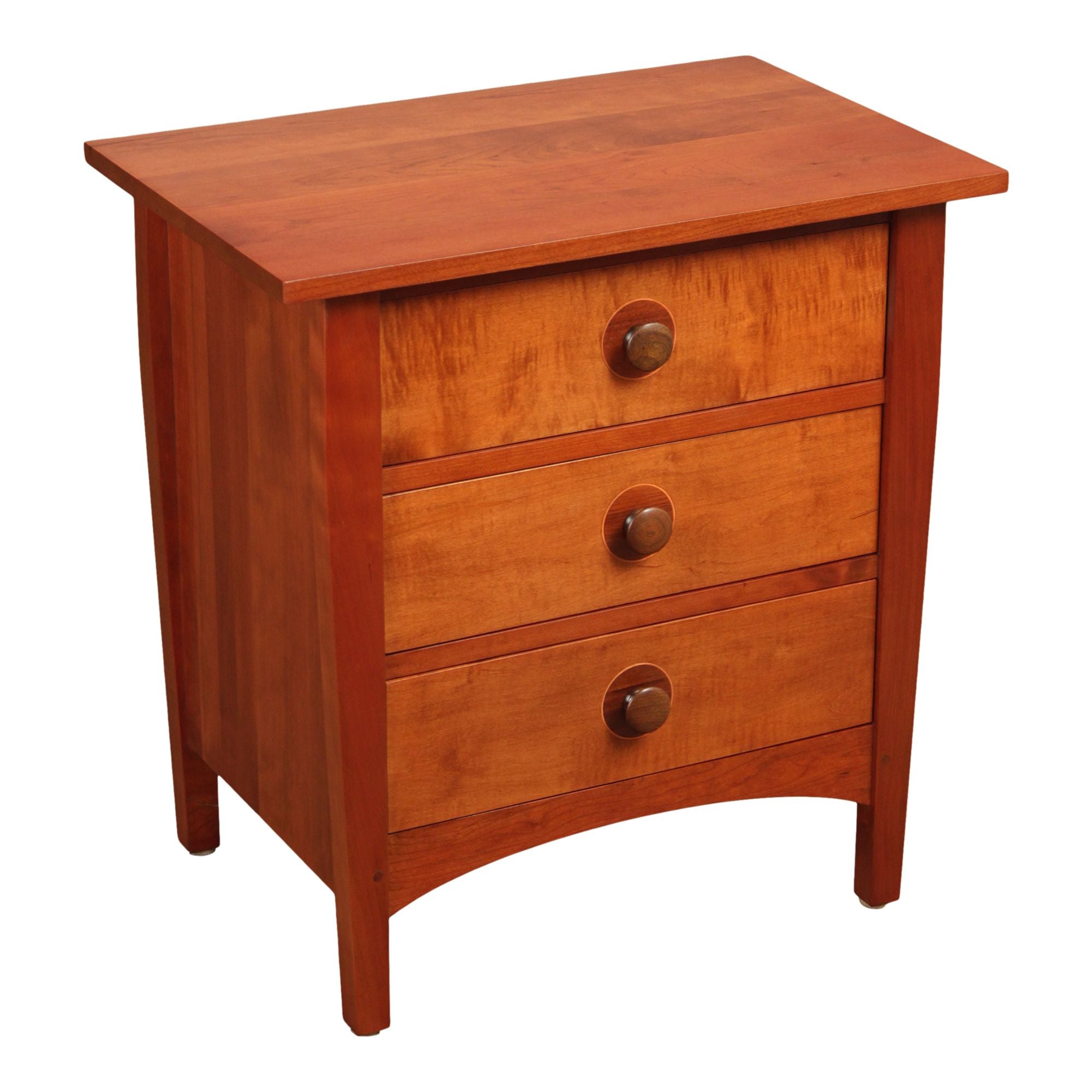 Stickley Mission Collection Cherry Harvey Ellis Three Drawer Nightstand