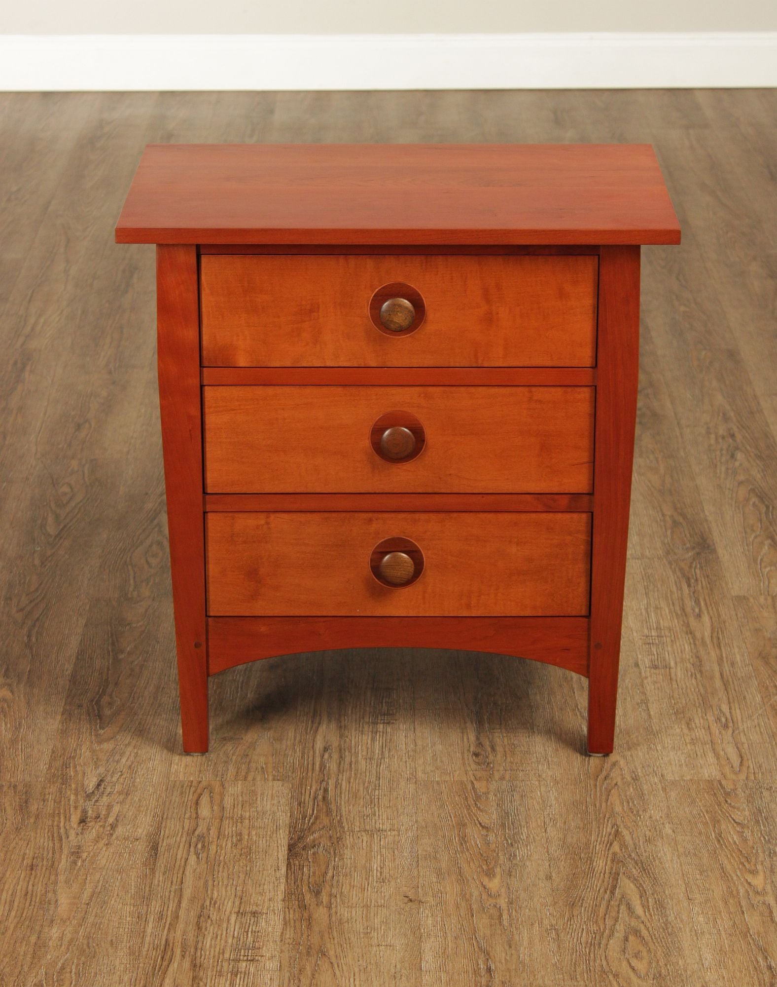 Stickley Mission Collection Cherry Harvey Ellis Three Drawer Nightstand