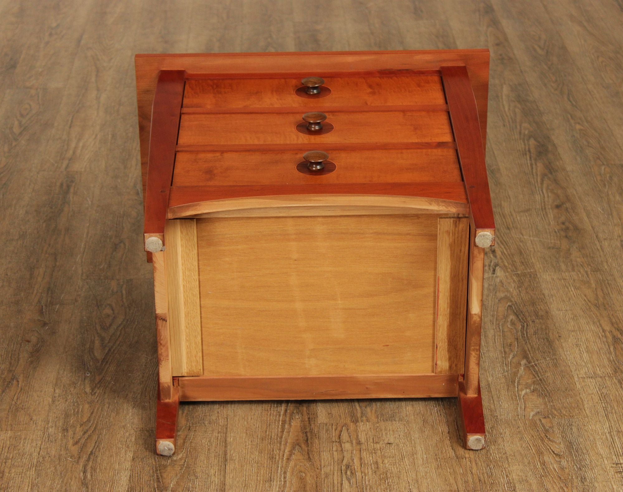 Stickley Mission Collection Cherry Harvey Ellis Three Drawer Nightstand