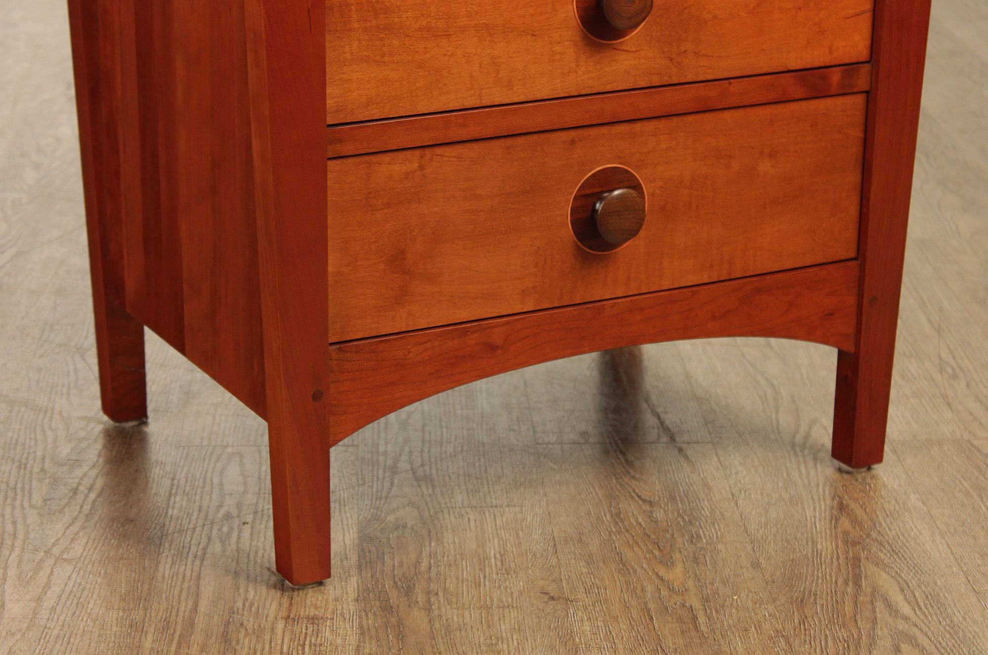 Stickley Mission Collection Cherry Harvey Ellis Three Drawer Nightstand
