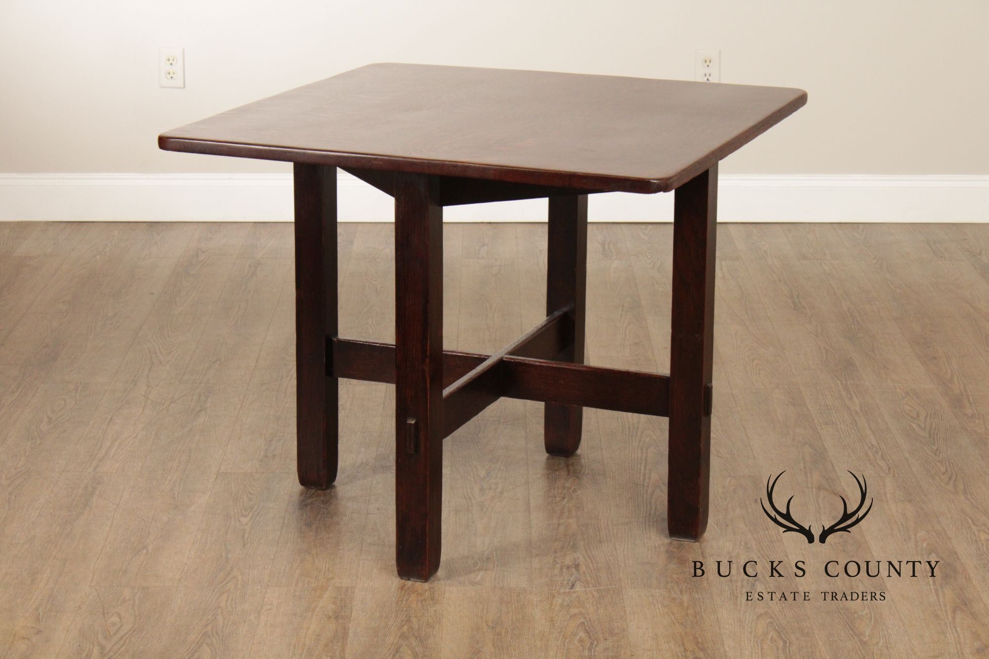 Stickley Brothers Antique Mission Oak Game Table