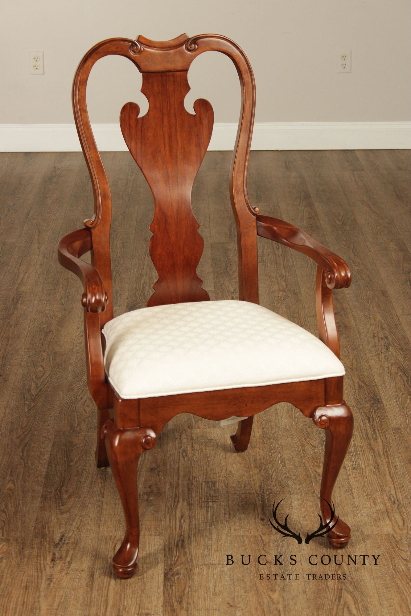 Pennsylvania House Set Of Six Queen Anne Cherry Dining Chairs
