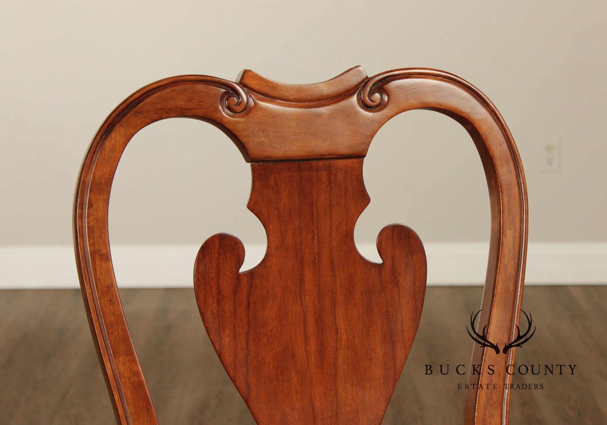 Pennsylvania House Set Of Six Queen Anne Cherry Dining Chairs