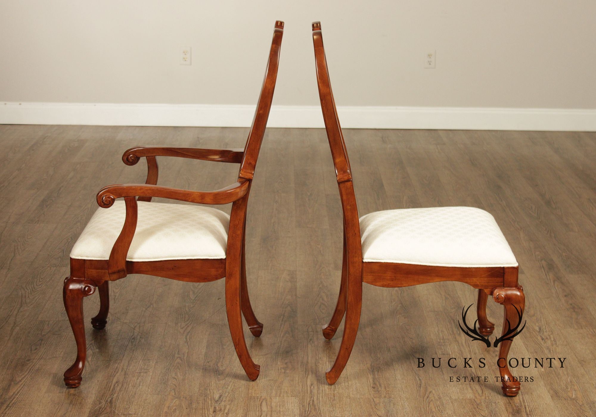 Pennsylvania House Set Of Six Queen Anne Cherry Dining Chairs