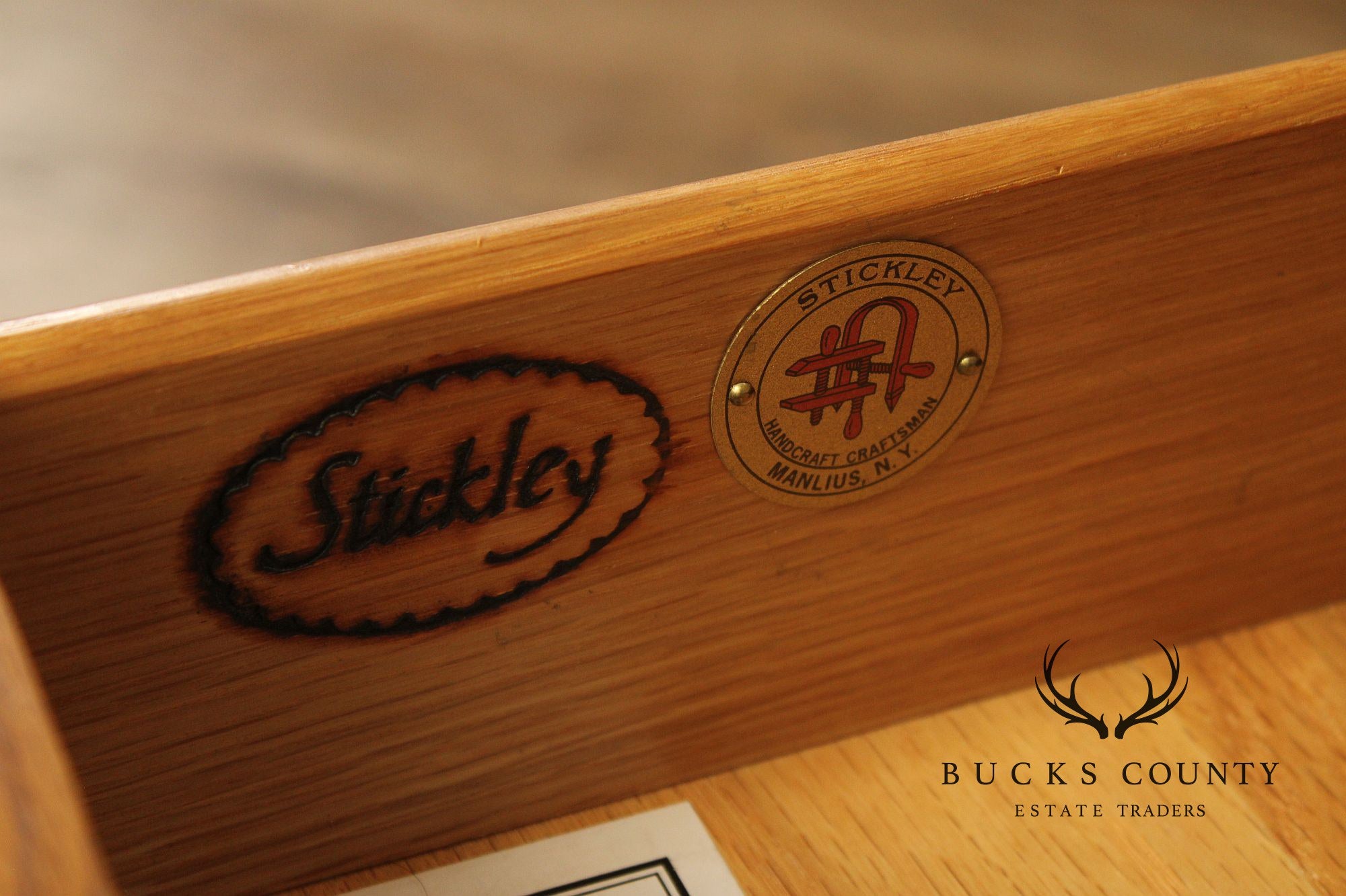 Stickley Mission Collection Oak Two-Drawer File Cabinet