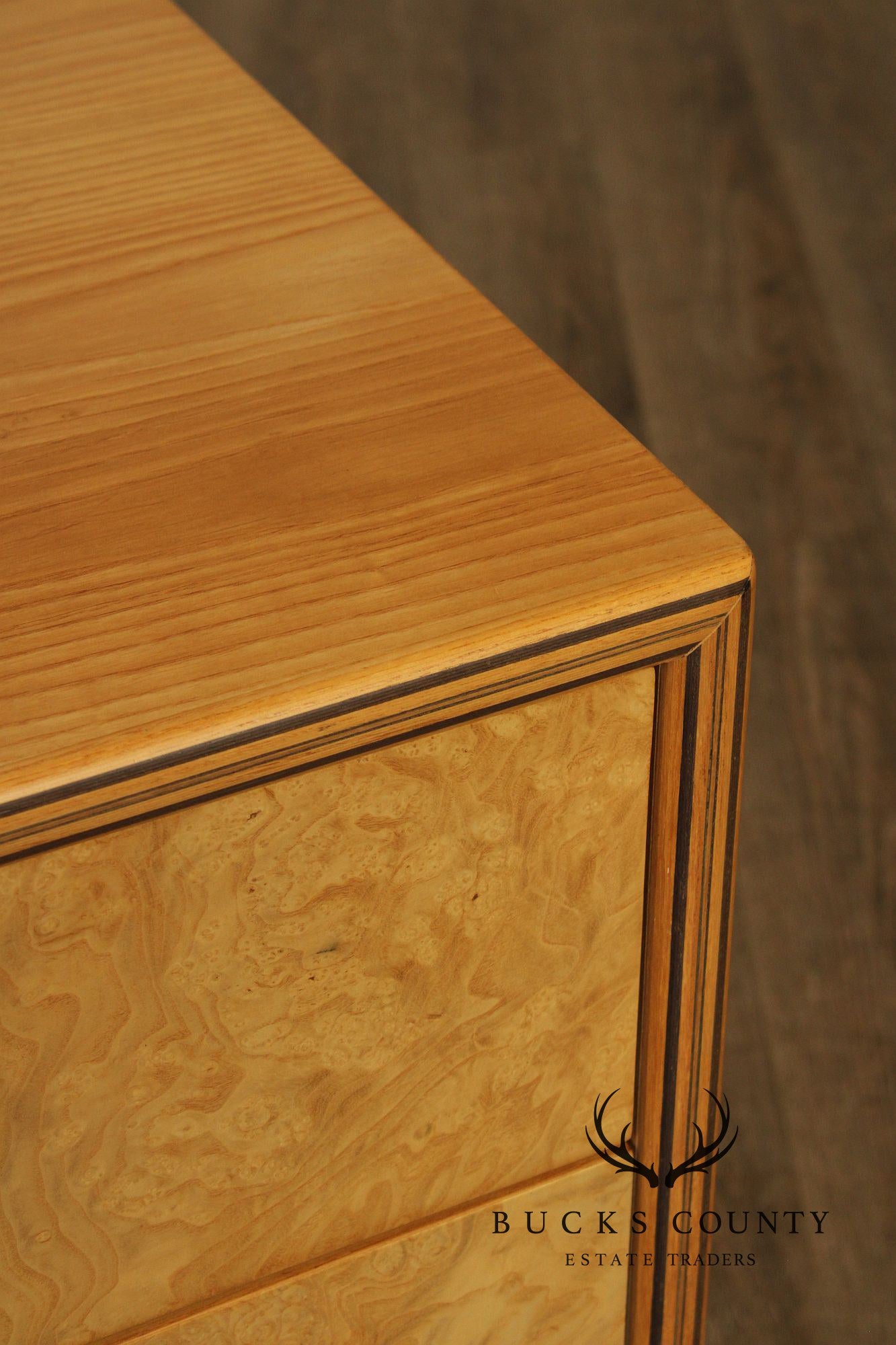 Henredon 'Scene Two' Burlwood Chest of Drawers