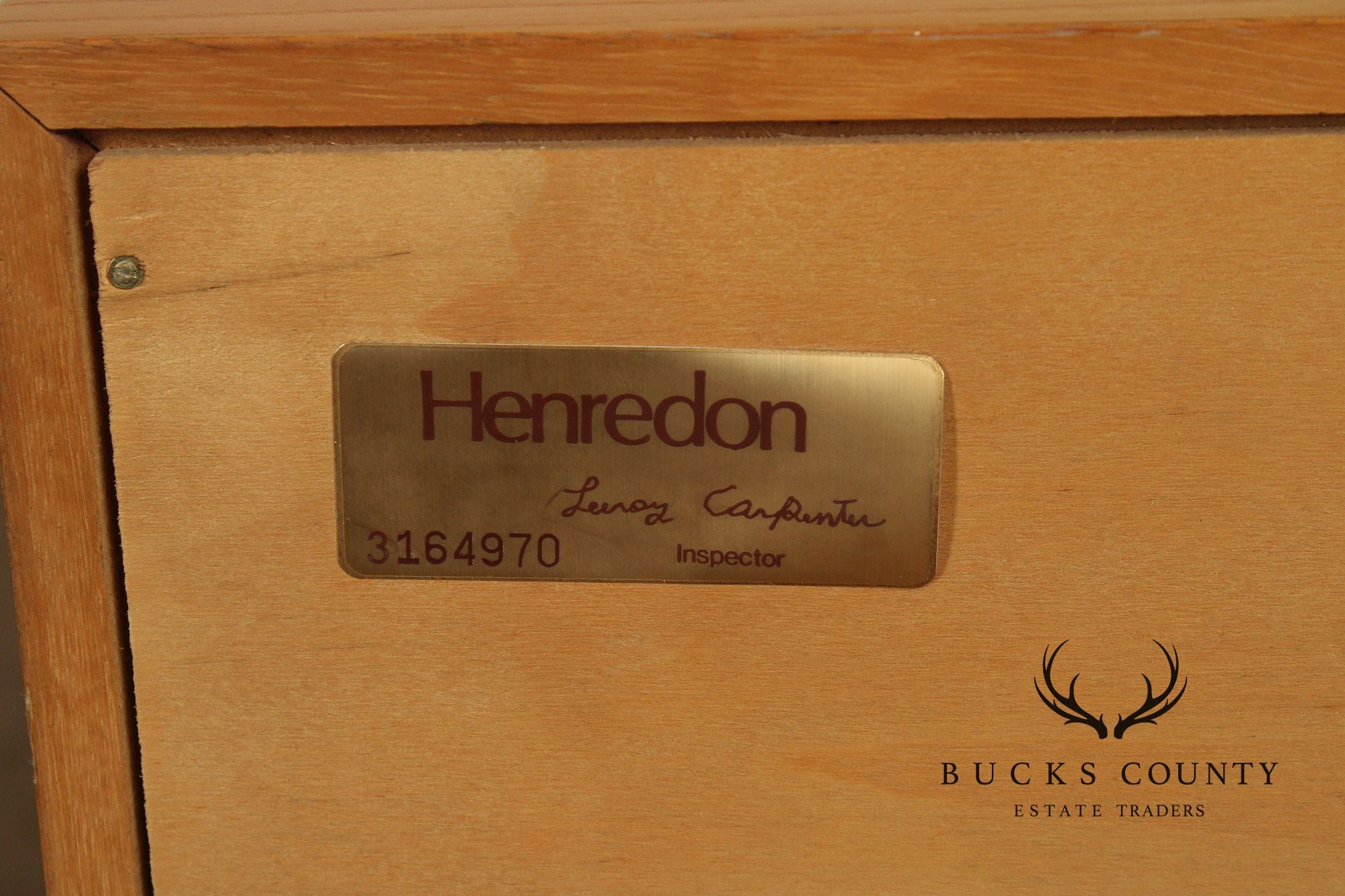 Henredon 'Scene Two' Burlwood Chest of Drawers
