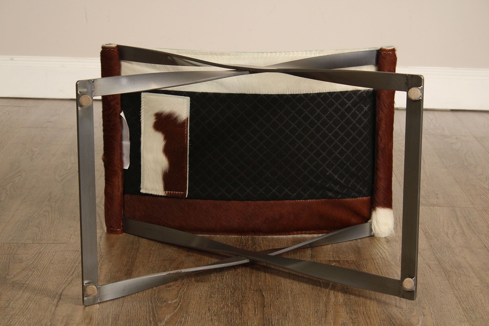 Room and Board Cowhide 'Karr' Stool