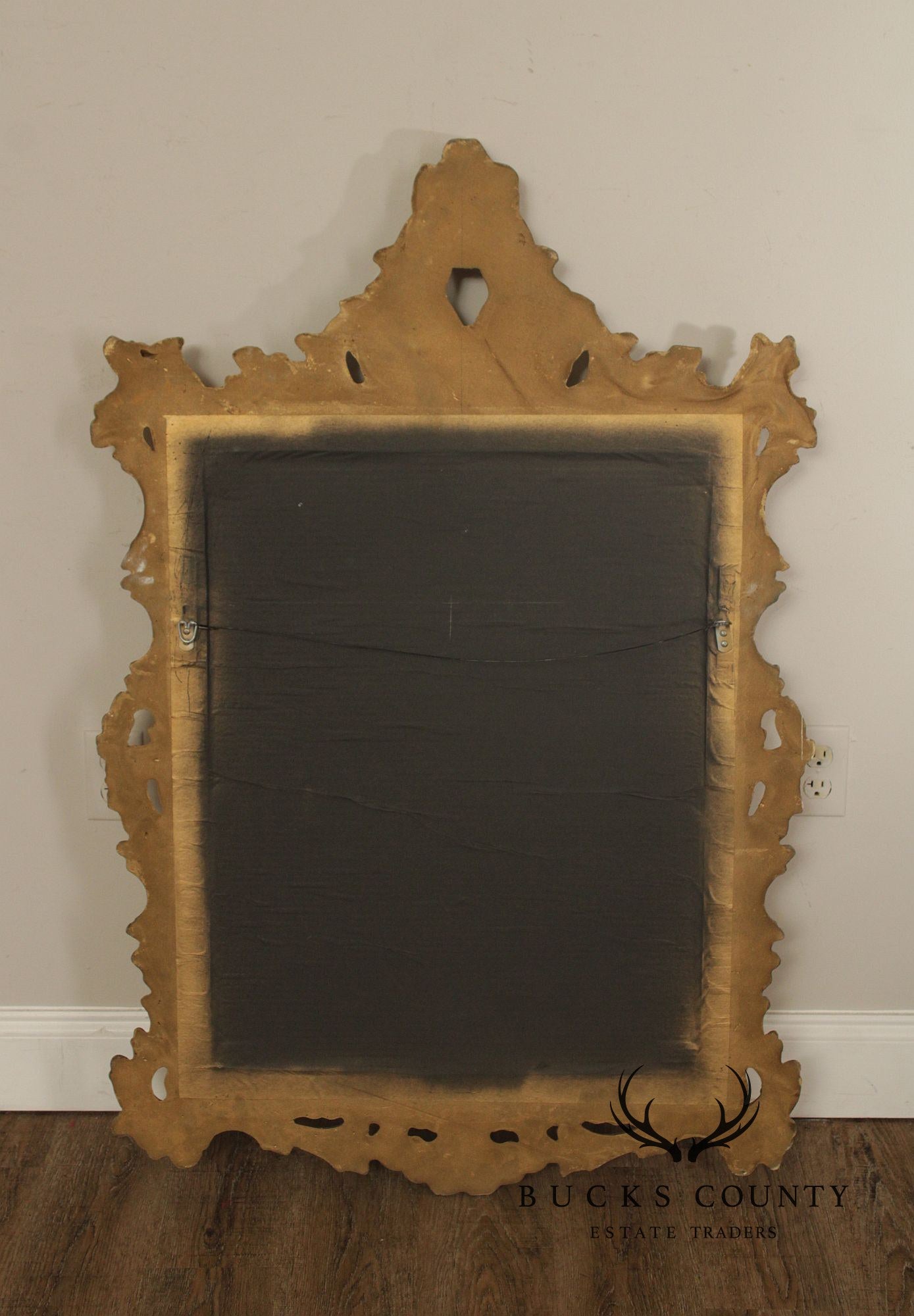 Rococo Style Gilt Frame Beveled Wall Mirror