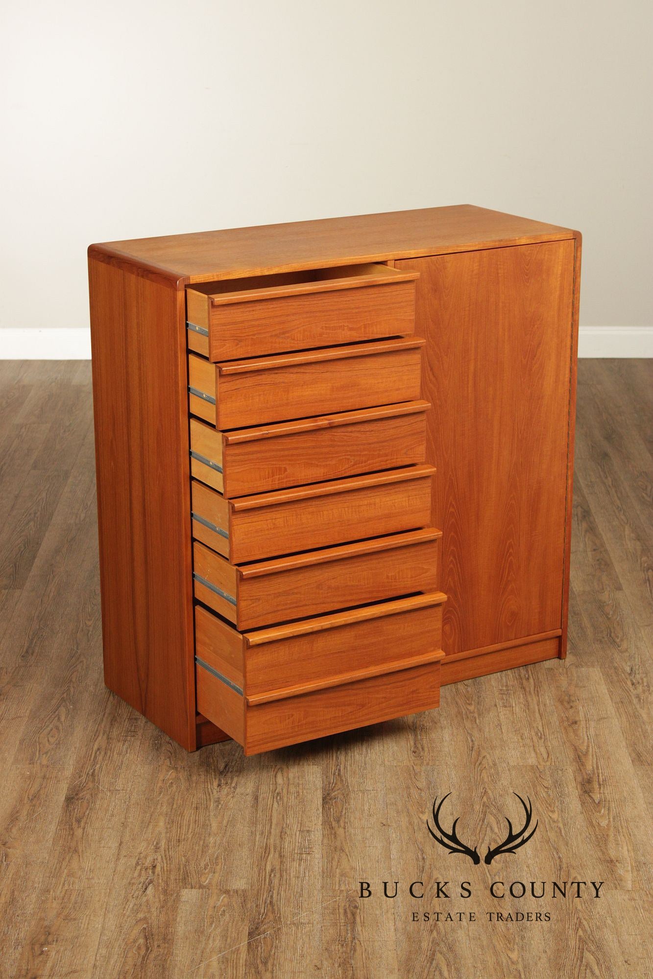 Schreibers Mobelfabrik Danish Modern Teak Chifferobe
