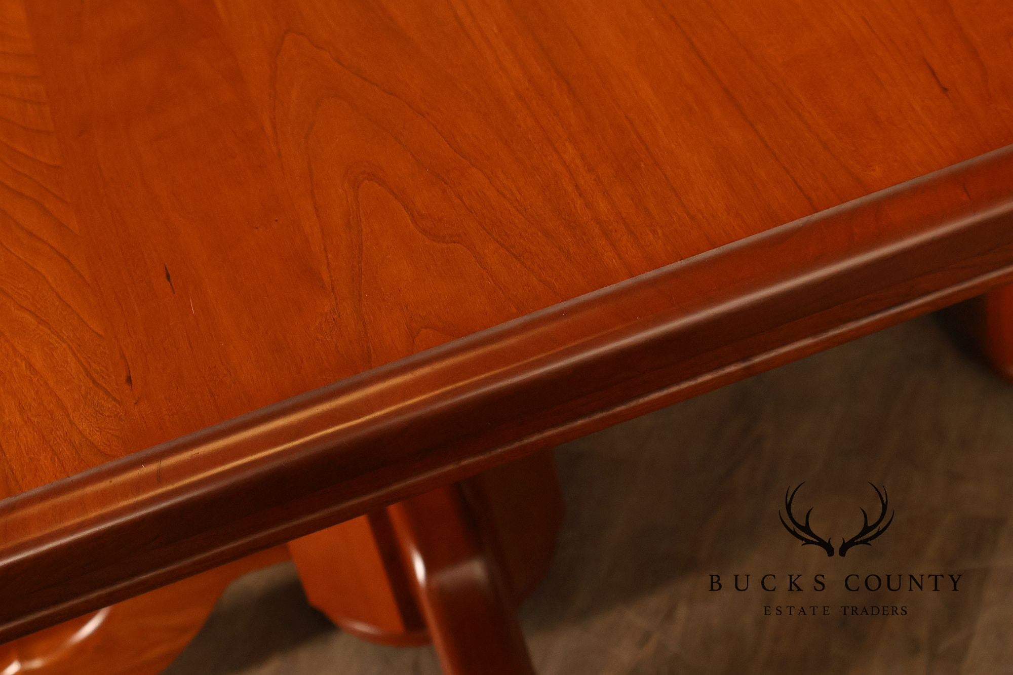 Amish Made Cherry Dining Table With Four Leaves