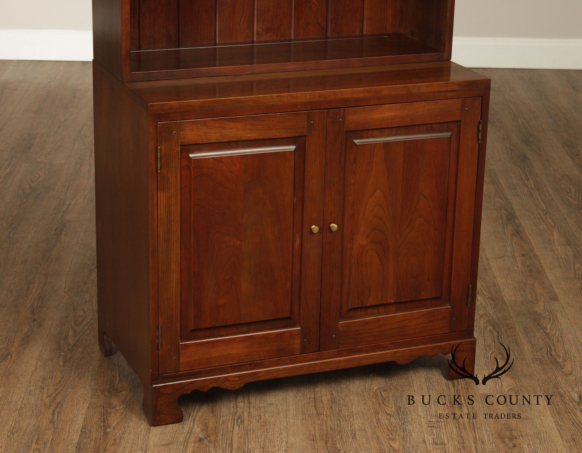 Stickley Vintage Pair Of Cherry Bookcases