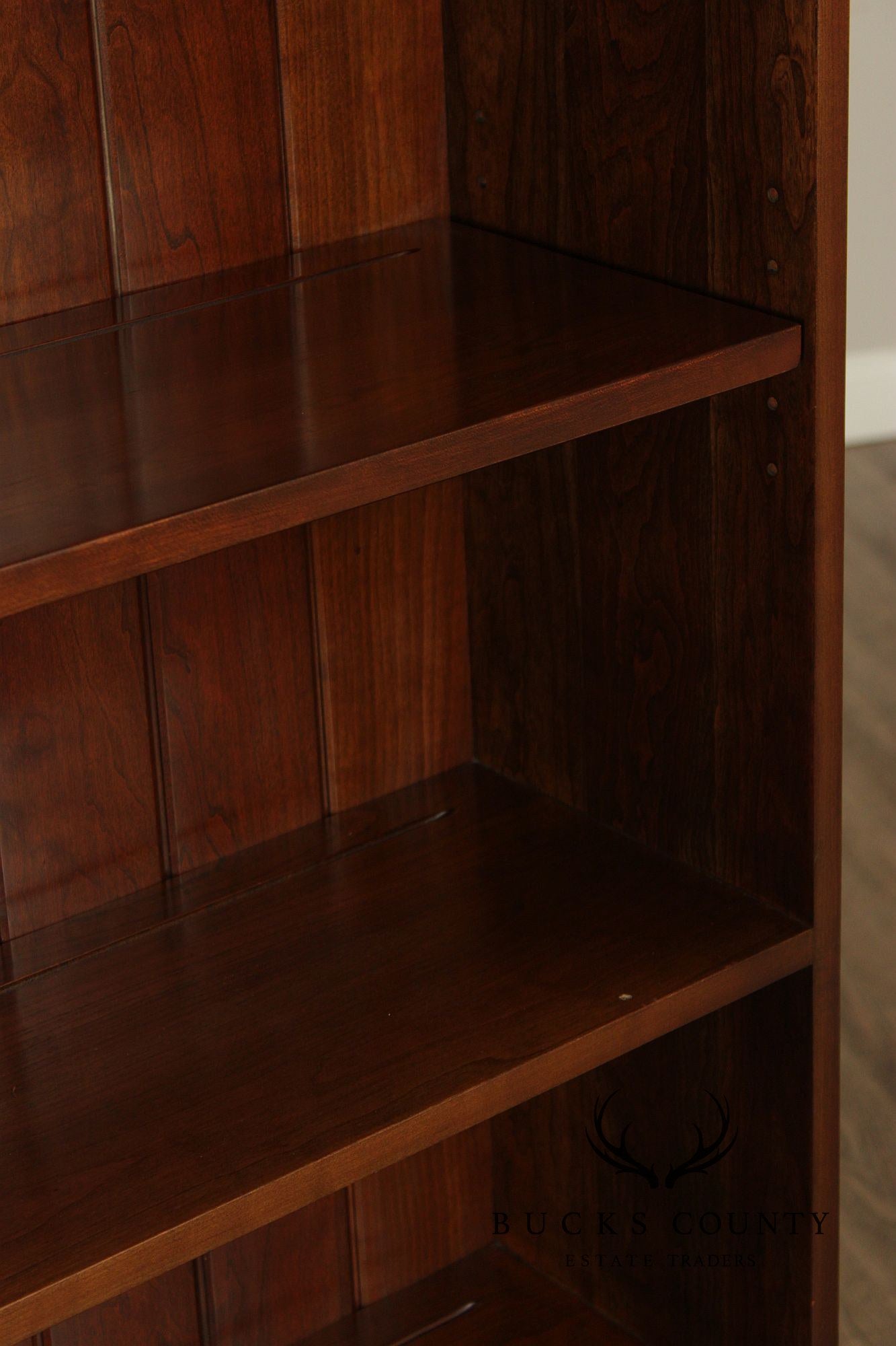 Stickley Vintage Pair Of Cherry Bookcases