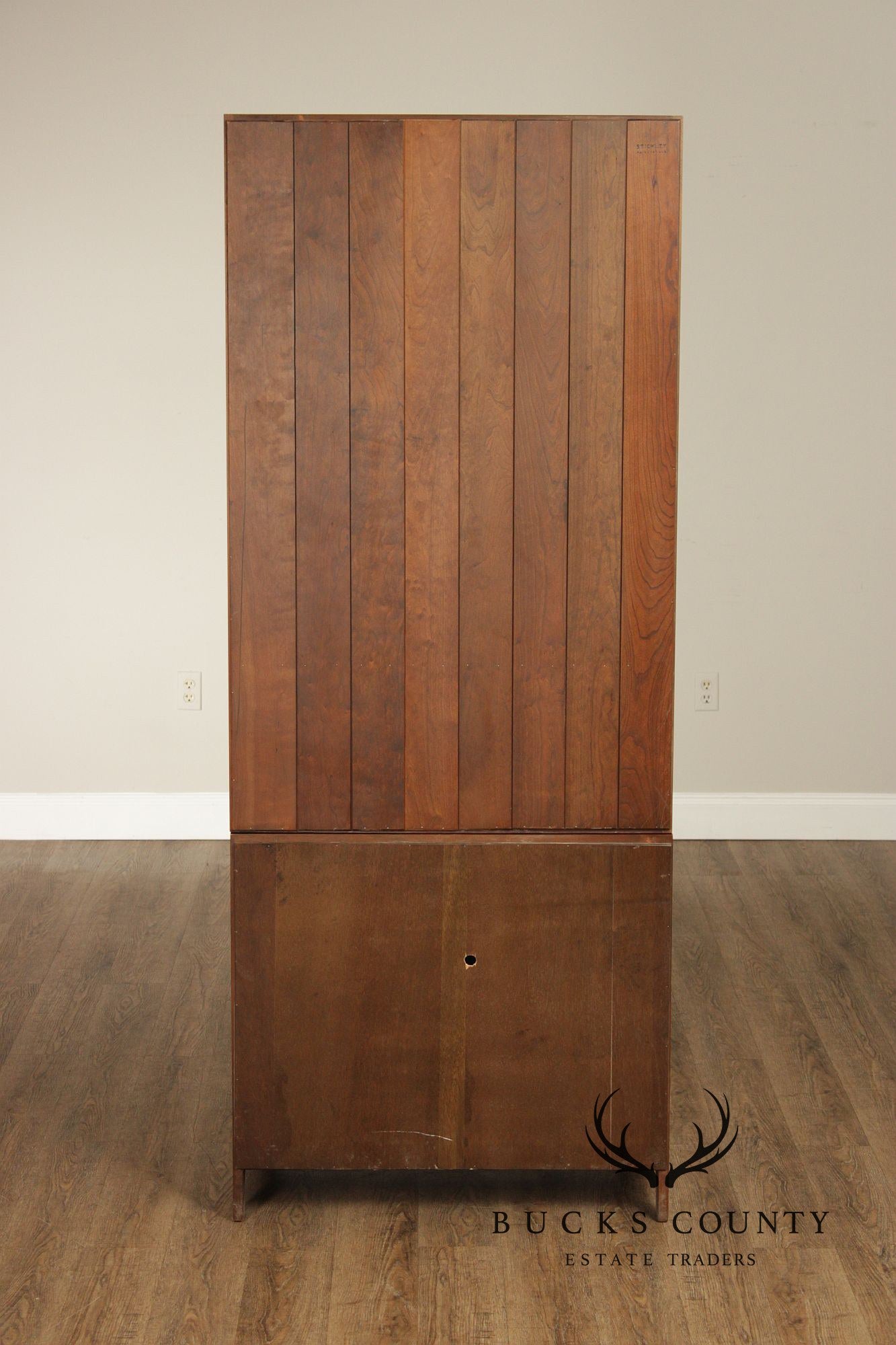 Stickley Vintage Pair Of Cherry Bookcases