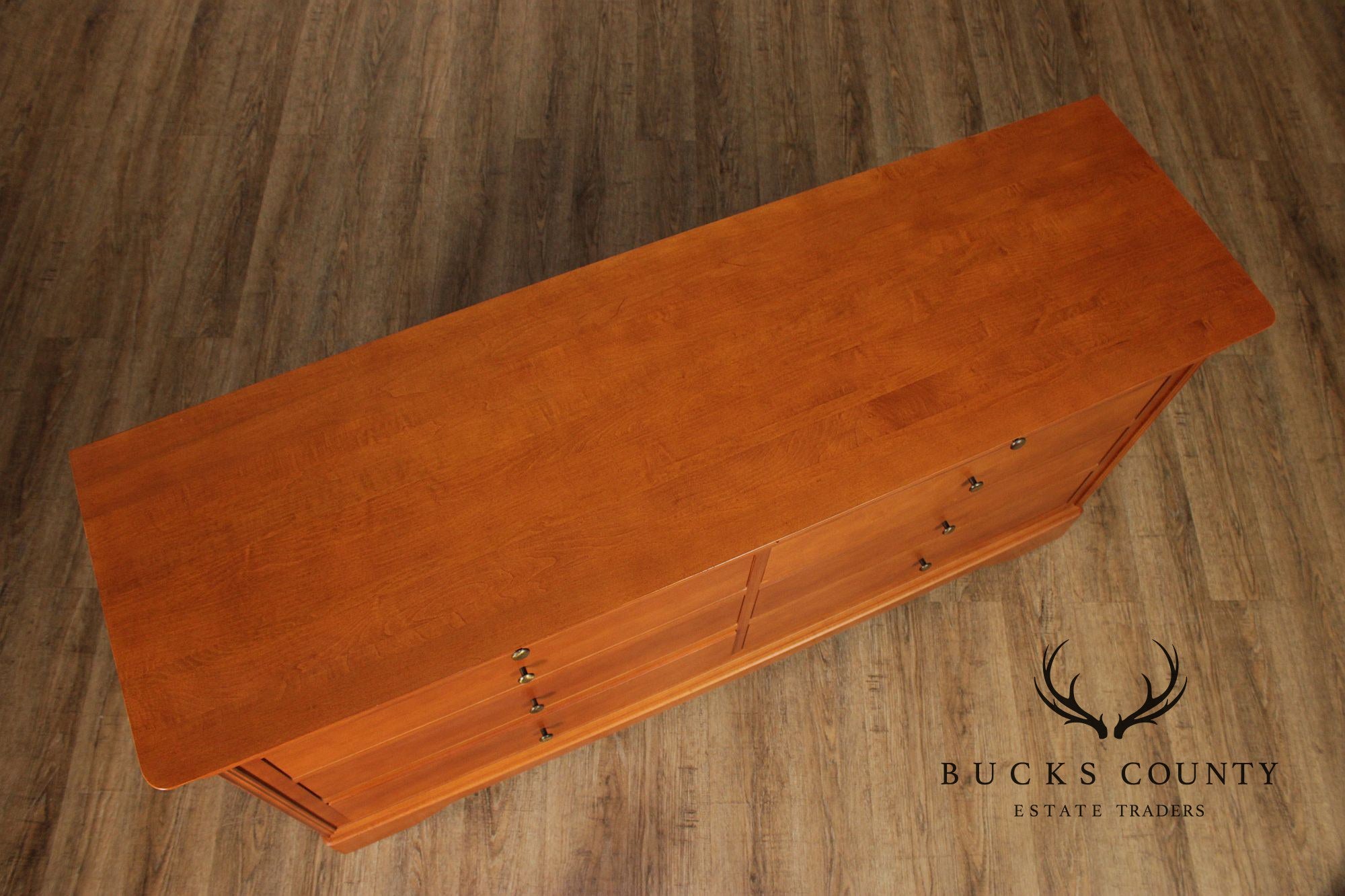 Louis Philippe Style Cherry Eight Drawer Dresser