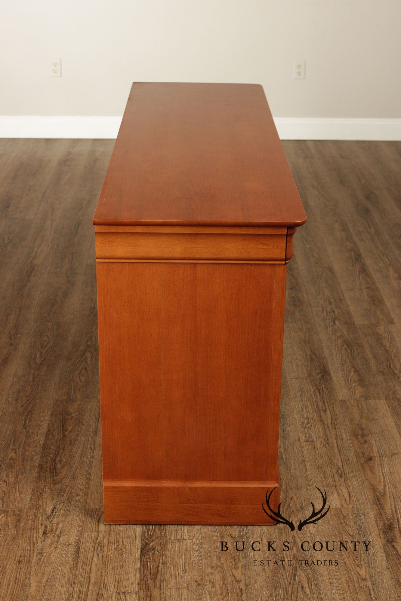 Louis Philippe Style Cherry Eight Drawer Dresser