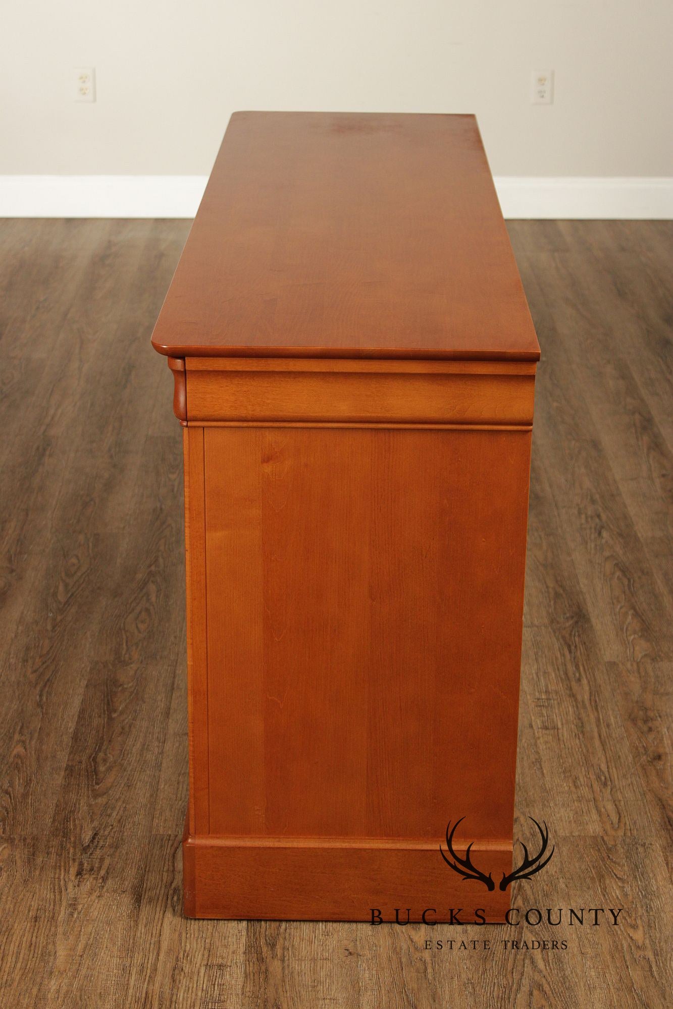 Louis Philippe Style Cherry Eight Drawer Dresser