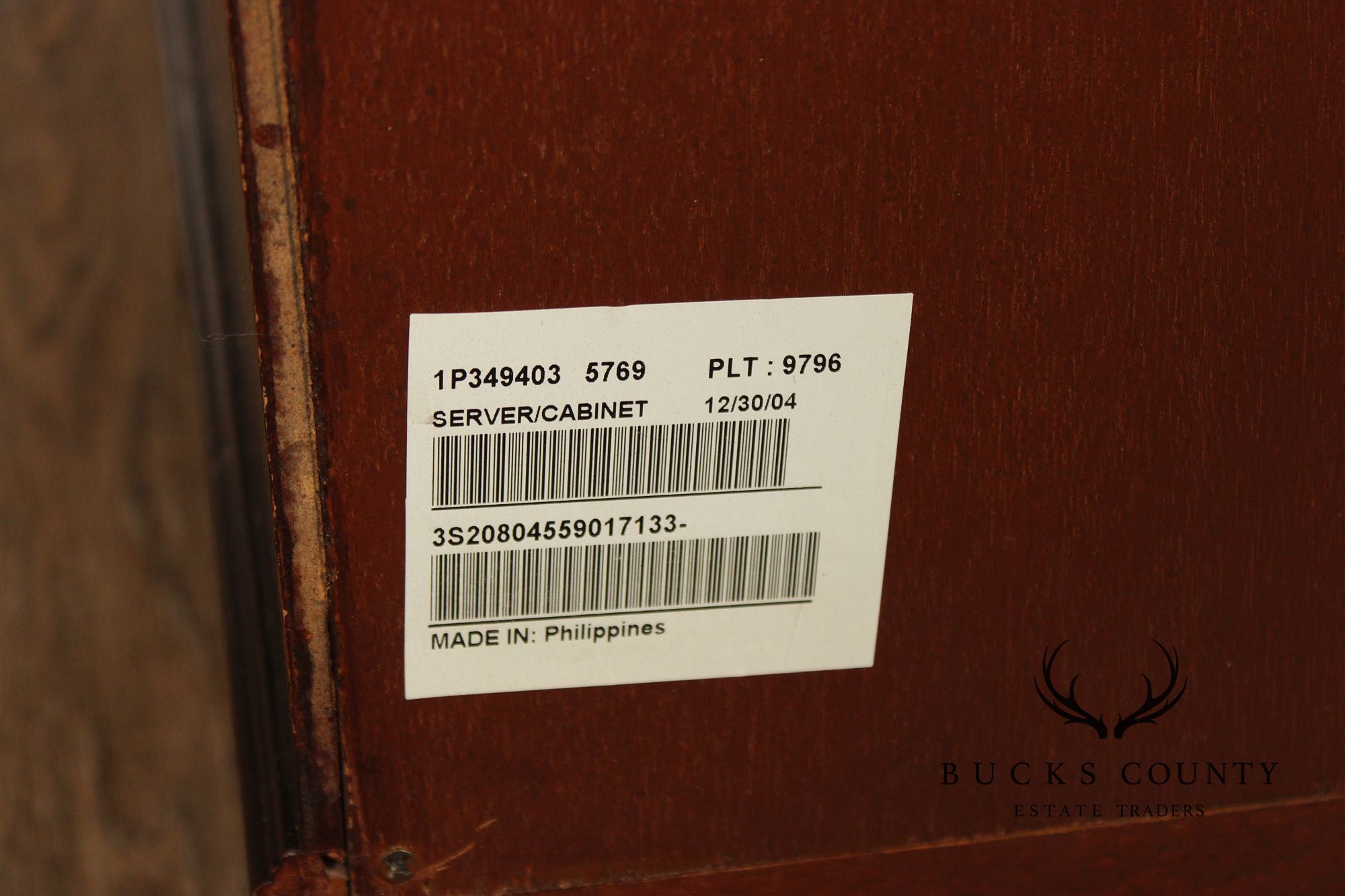 Ethan Allen Federal Style Mahogany And Satinwood Inlaid Demilune Server Cabinet