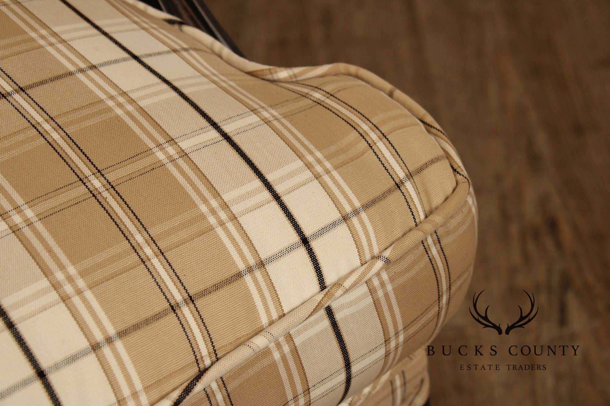 French Louis XV Style Wide Seat Bergere Armchair