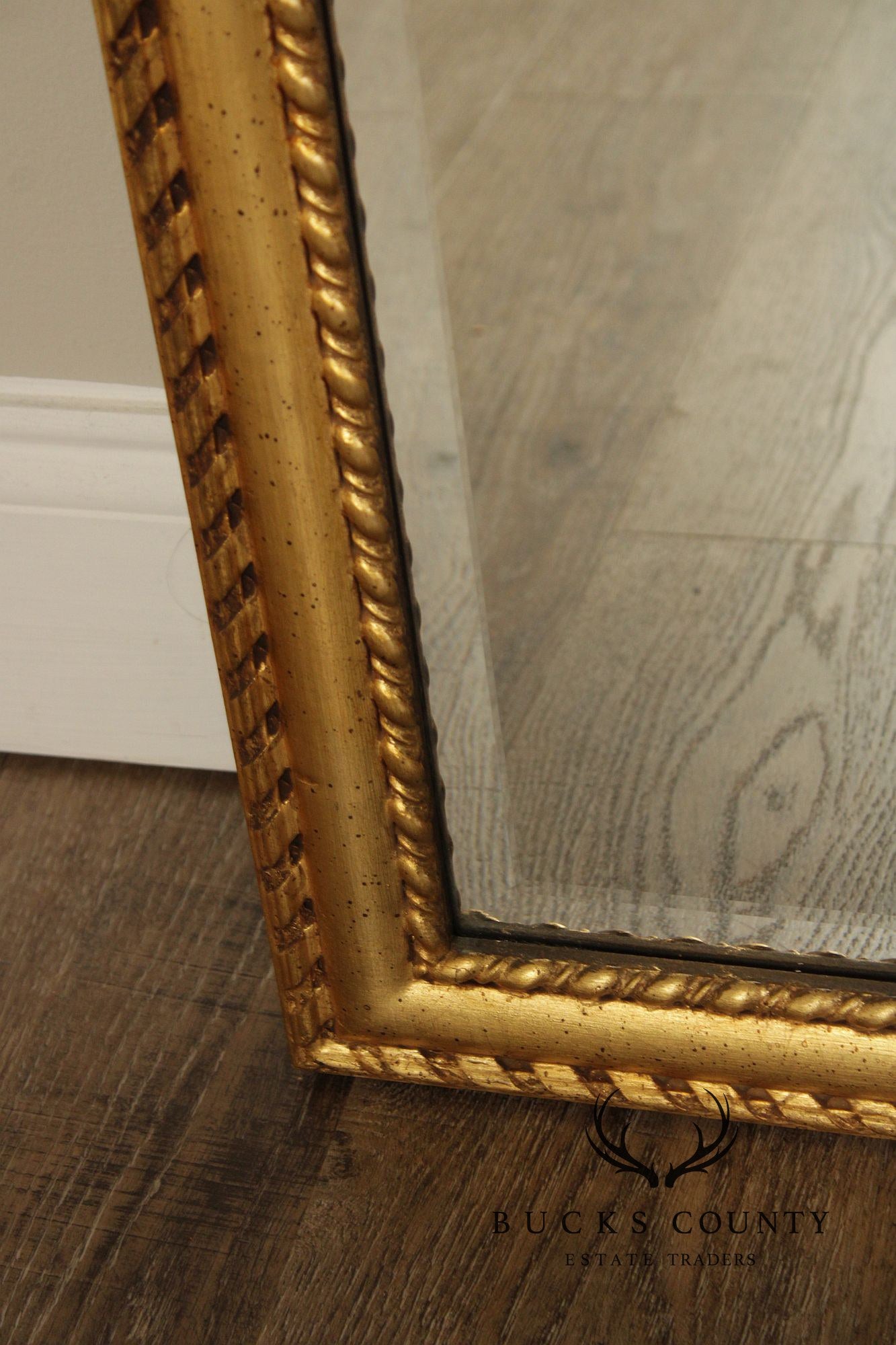 LaBarge Adam Style Giltwood Mantel Mirror