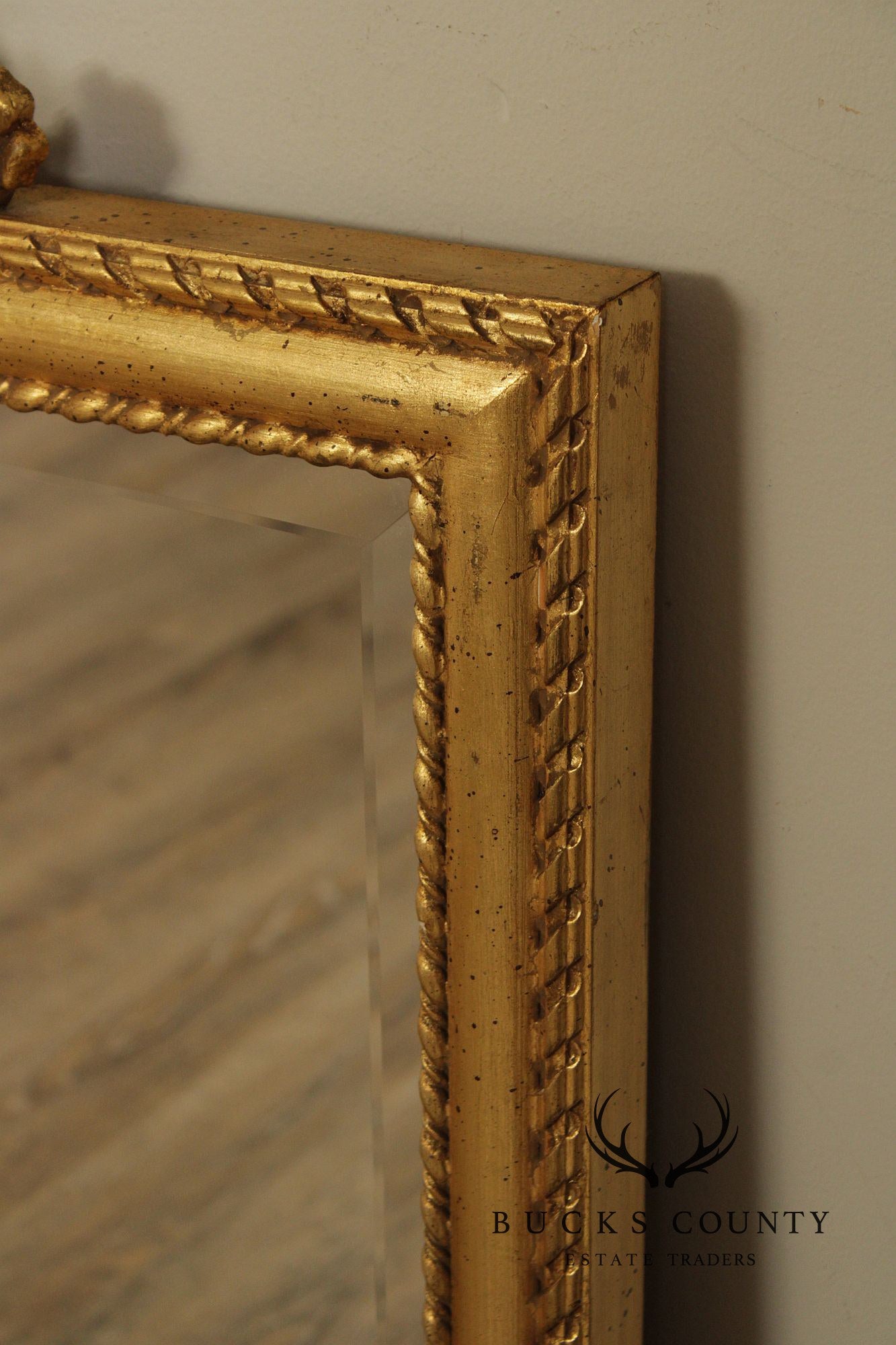 LaBarge Adam Style Giltwood Mantel Mirror