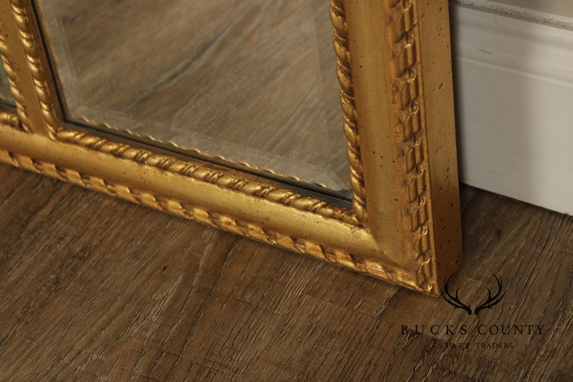 LaBarge Adam Style Giltwood Mantel Mirror