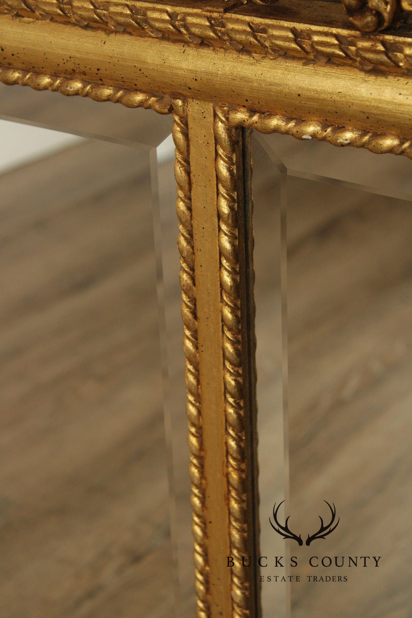 LaBarge Adam Style Giltwood Mantel Mirror