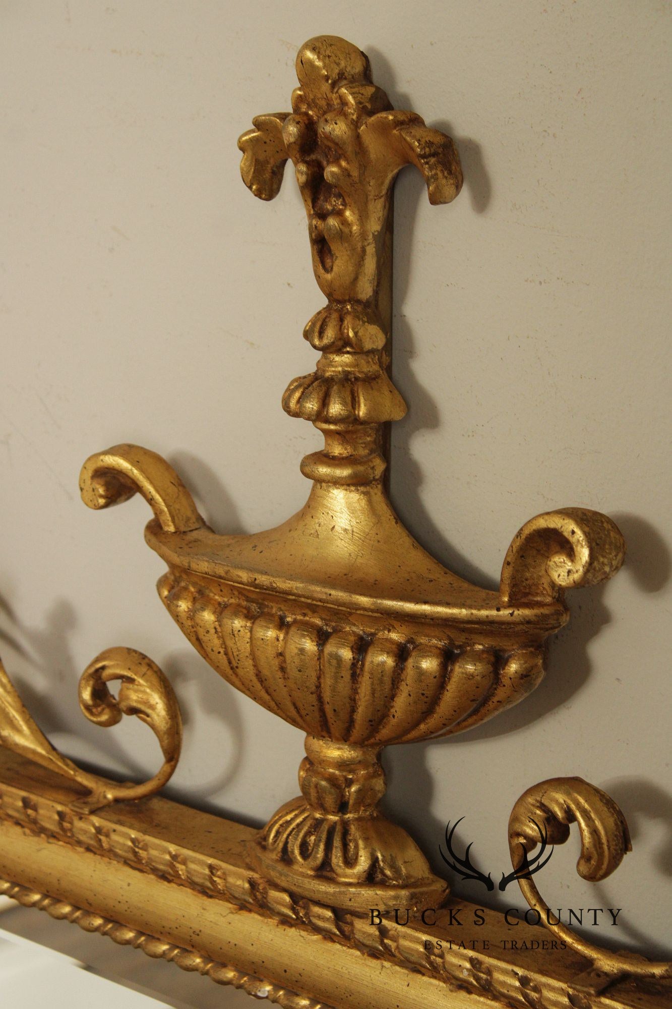 LaBarge Adam Style Giltwood Mantel Mirror