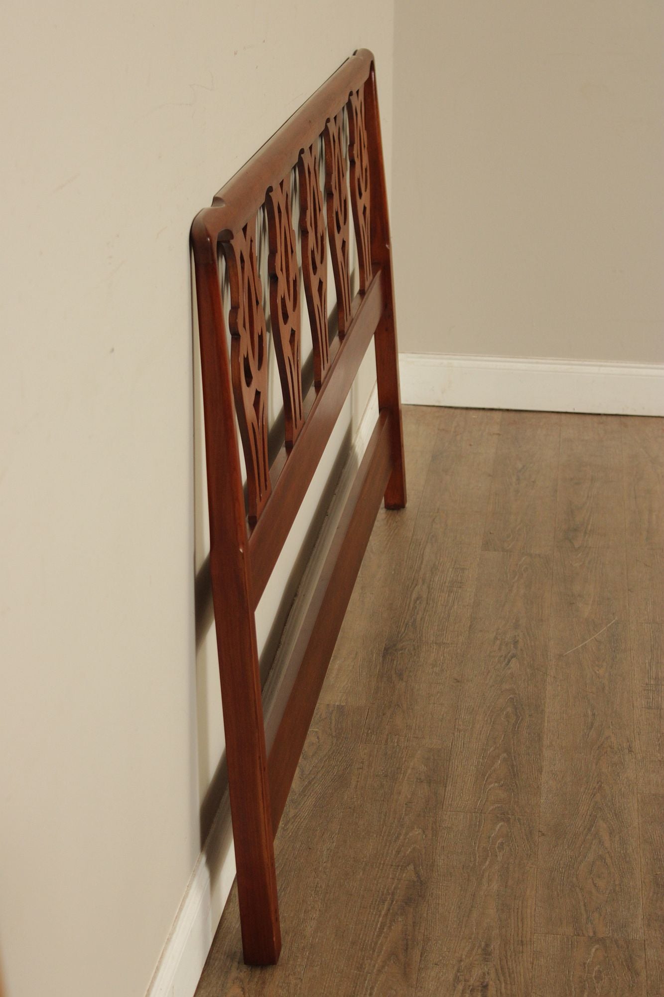 Henkel Harris Chippendale Style Cherry King Headboard