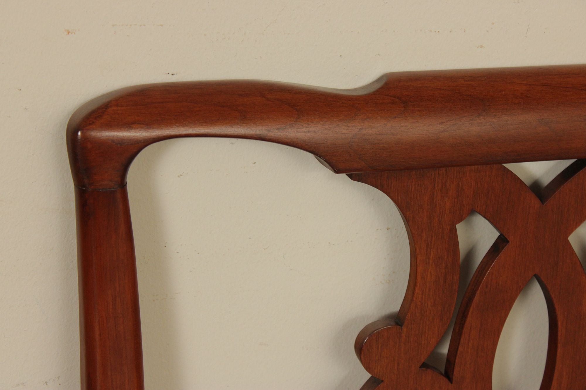 Henkel Harris Chippendale Style Cherry King Headboard