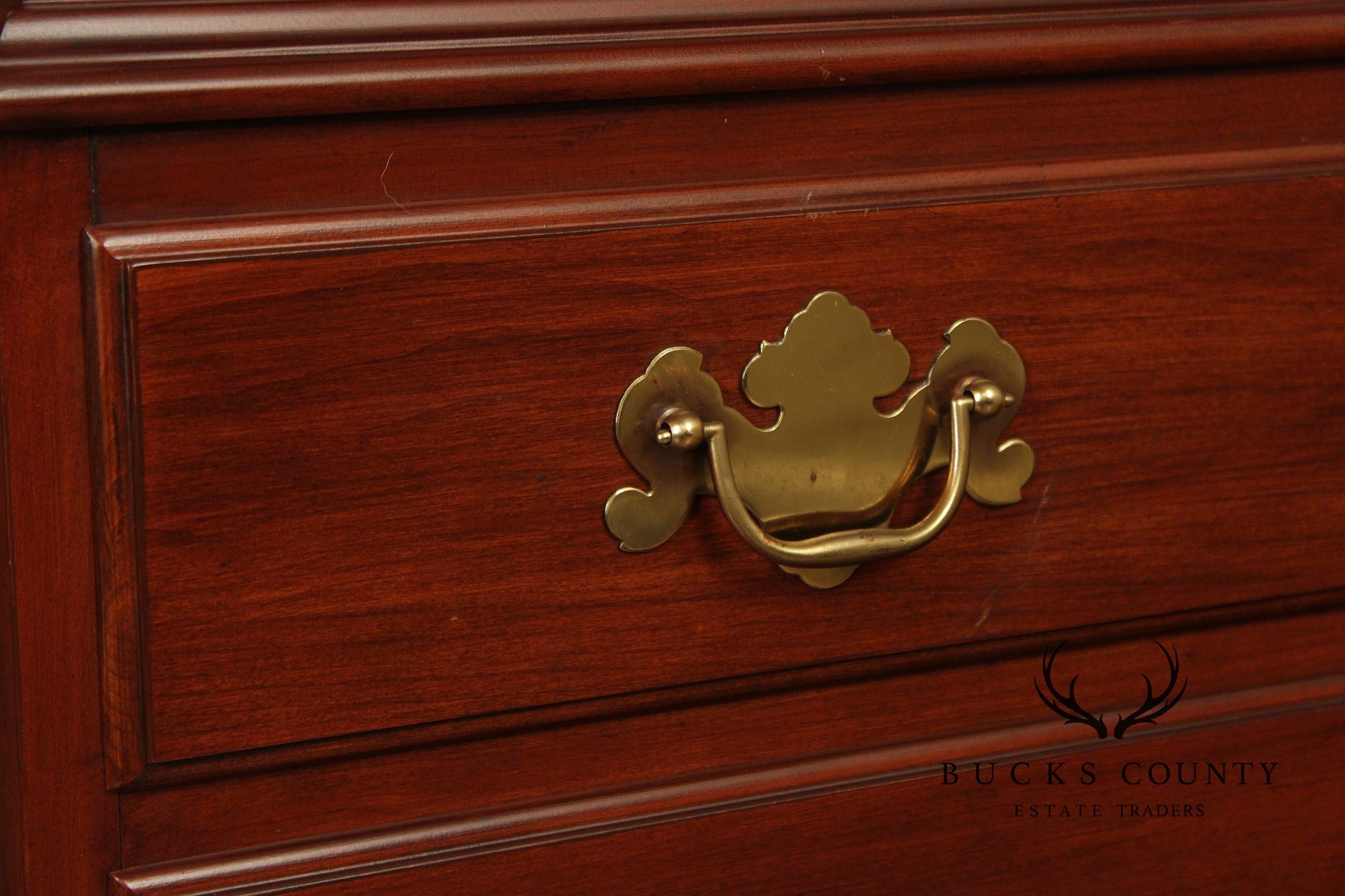 Henkel Harris Chippendale Style Cherry Armoire