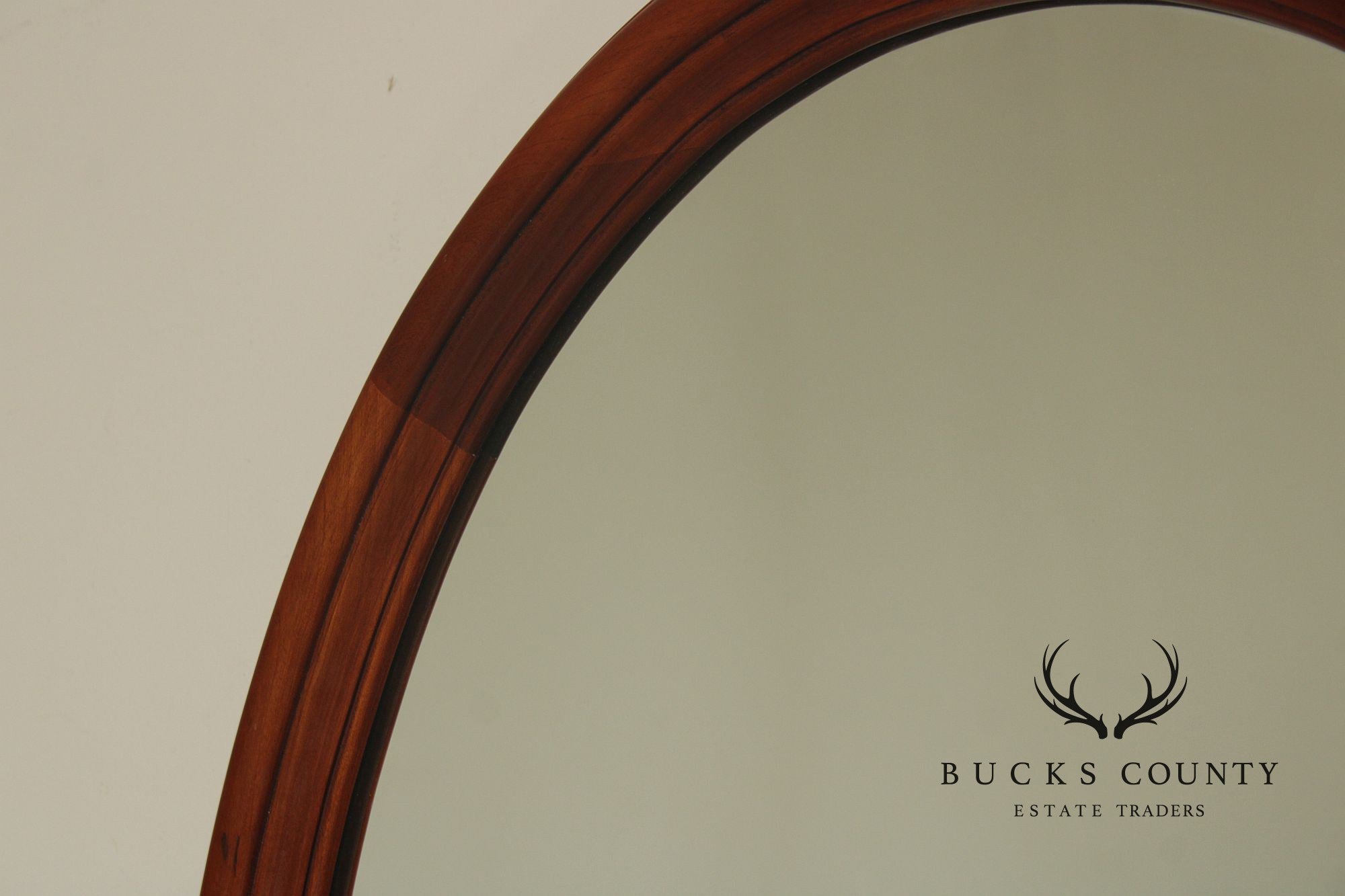 Henkel Harris Oval Cherry Wall Mirror
