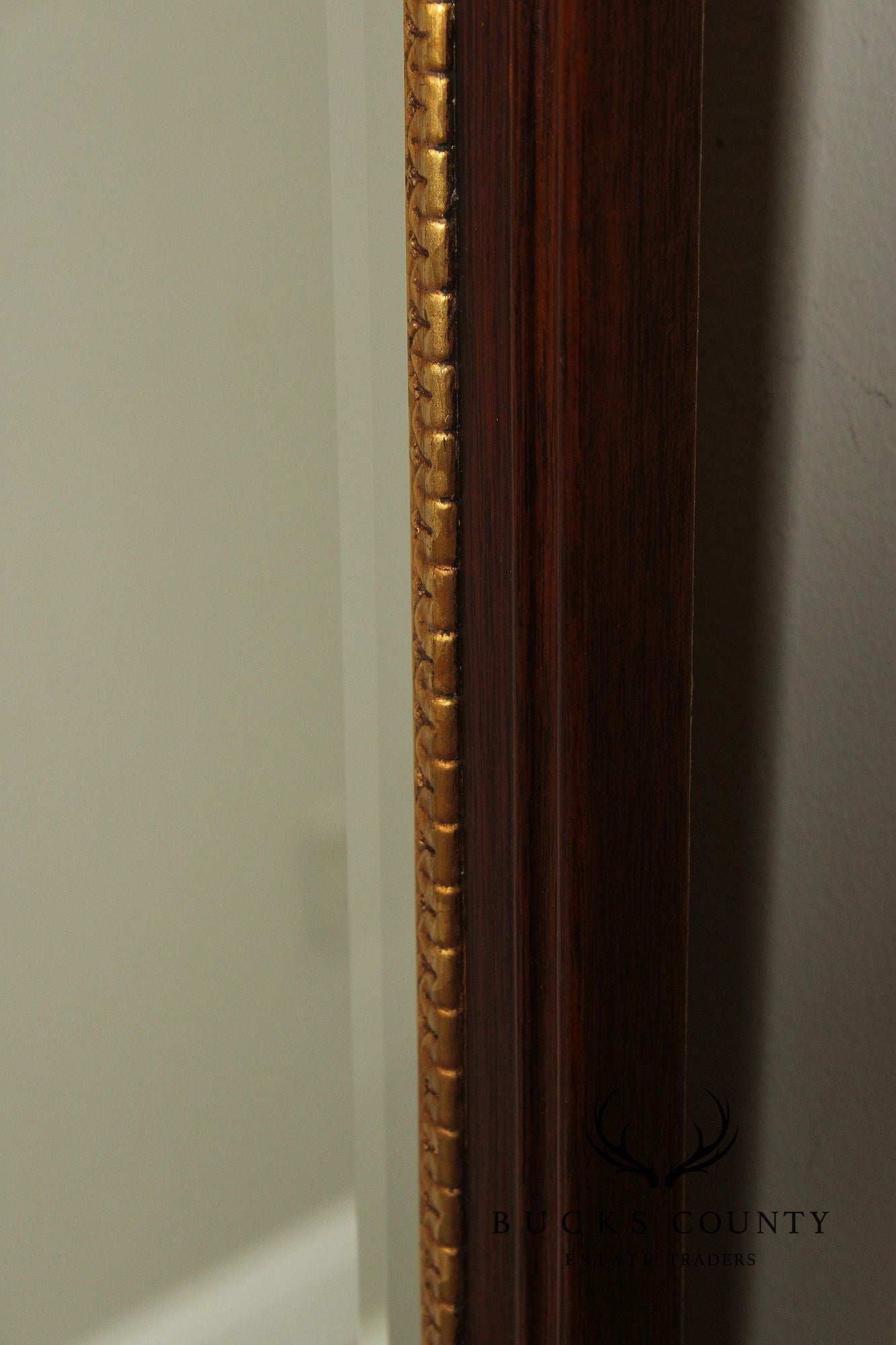 Henkel Harris Chippendale Style Mahogany Wall Mirror