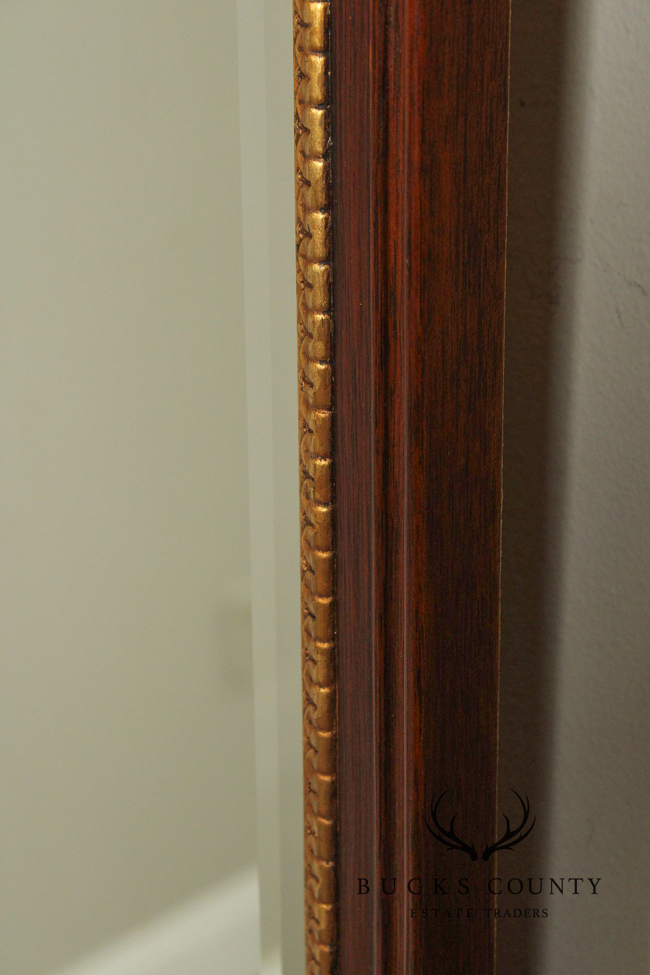 Henkel Harris Chippendale Style Mahogany Wall Mirror