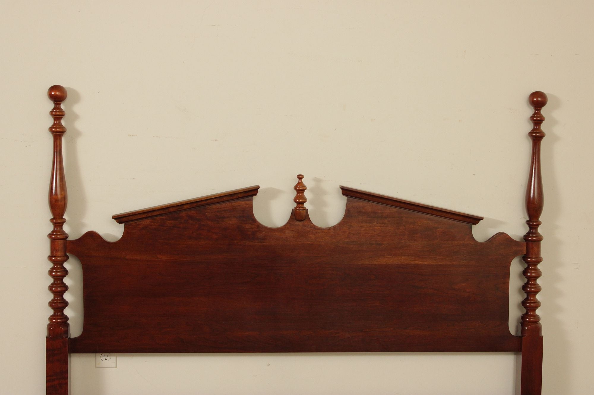 Chippendale Style Cherry Queen Poster Headboard