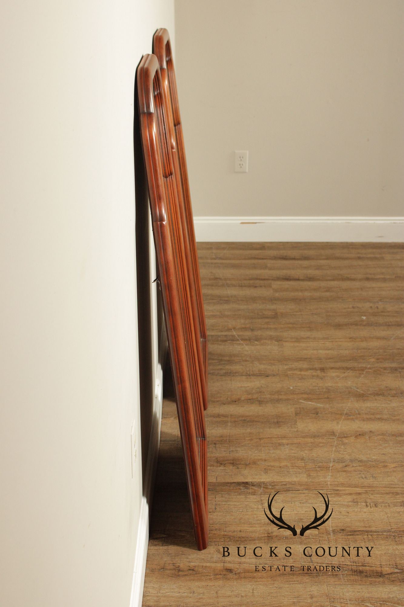 Henkel Harris Queen Anne Style Pair of Cherry Wall Mirrors