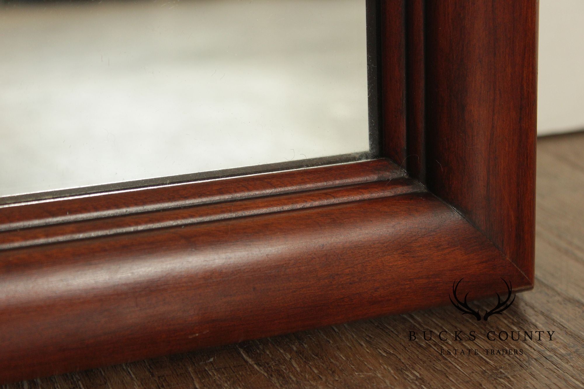 Henkel Harris Queen Anne Style Pair of Cherry Wall Mirrors