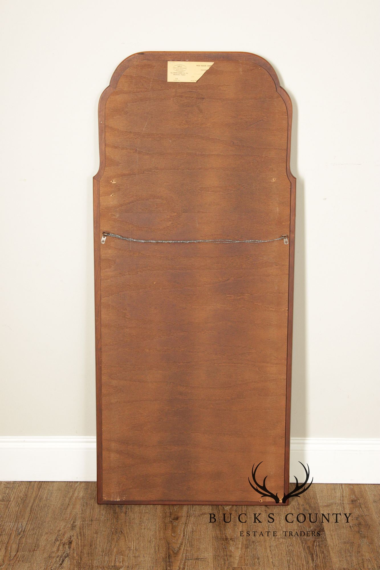 Henkel Harris Queen Anne Style Pair of Cherry Wall Mirrors