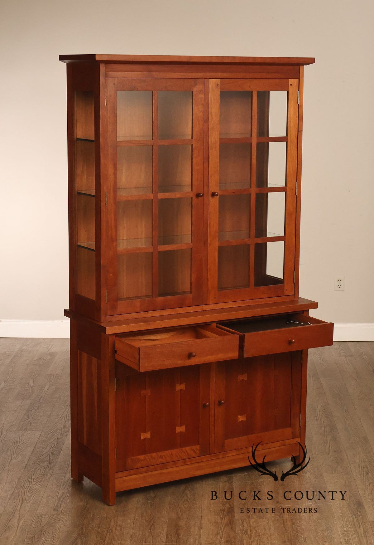 Stickley Mission Collection Cherry China Cabinet