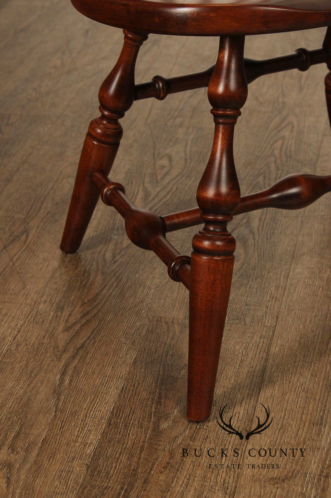 Nichols & Stone Pair of Maple Windsor Armchairs