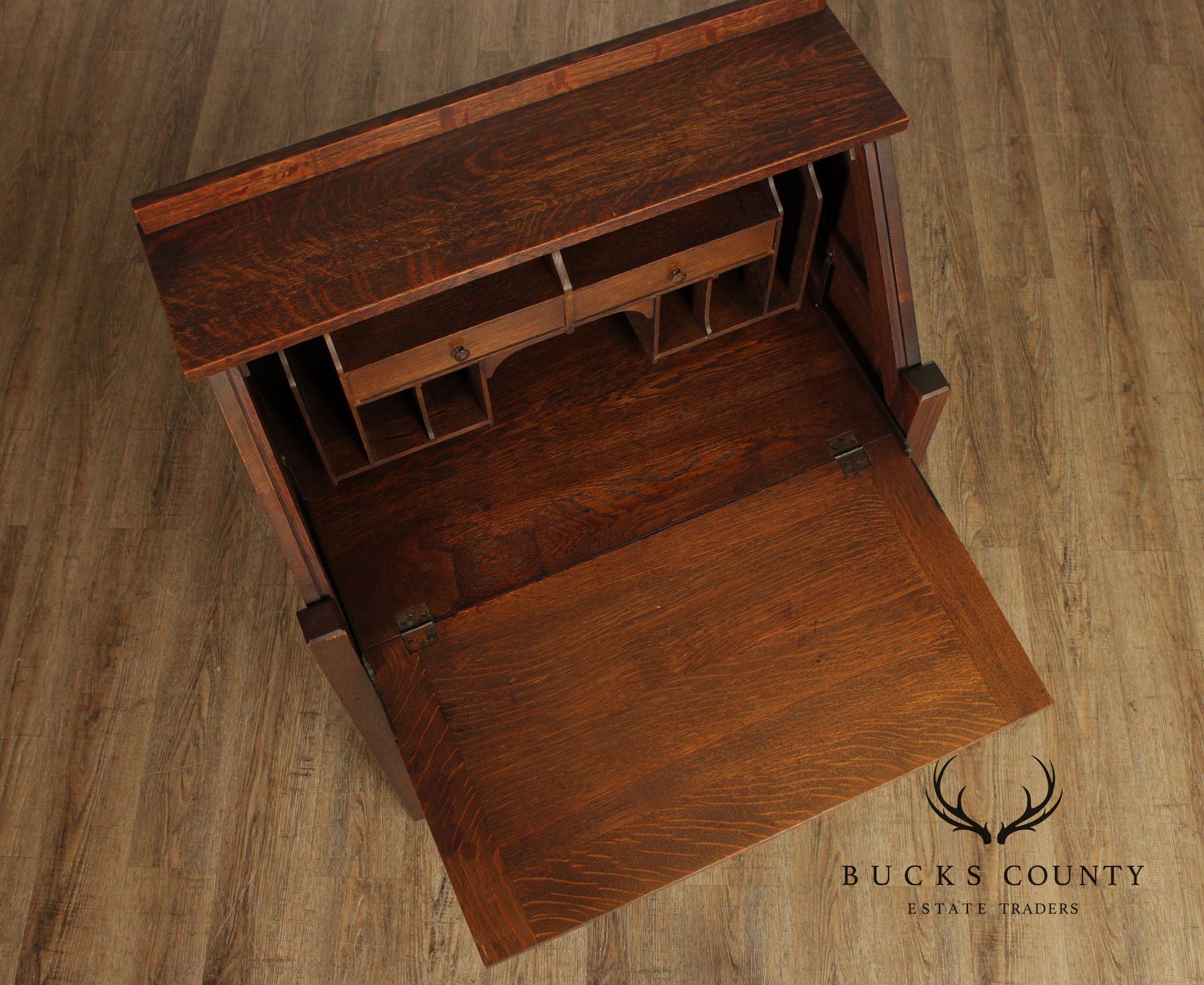 Lifetime Antique Mission Oak Drop Front Secretary Desk