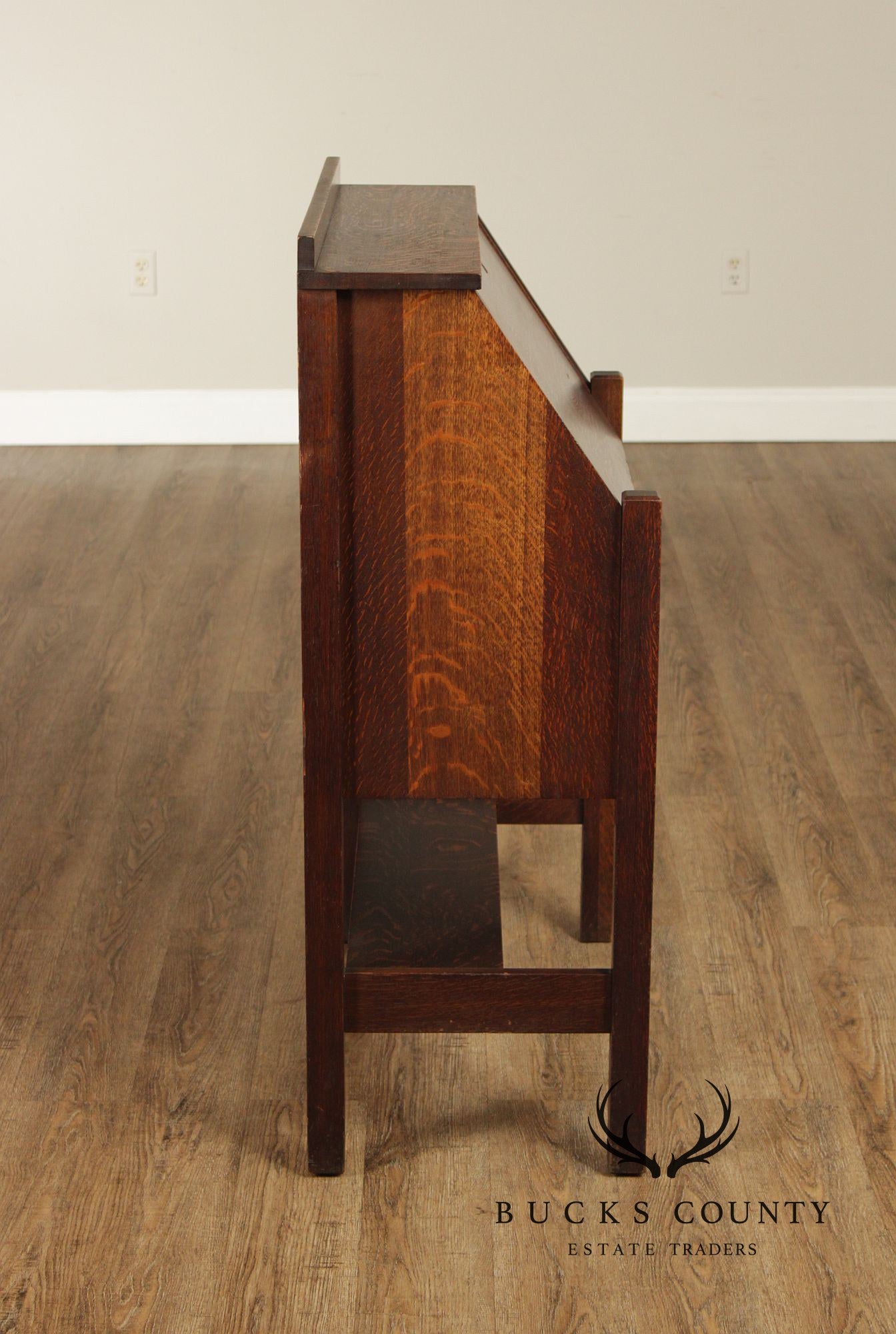 Lifetime Antique Mission Oak Drop Front Secretary Desk