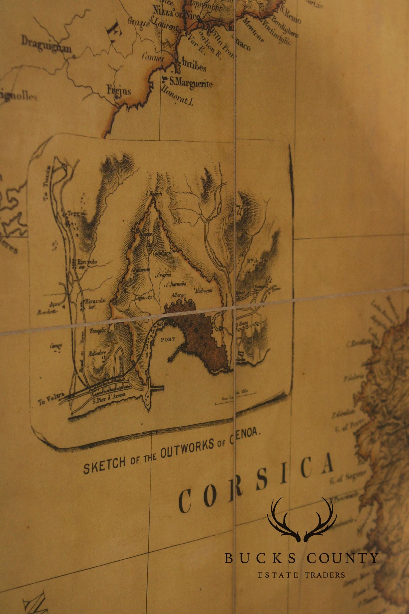 Monumental Stanford's Map of Italy
