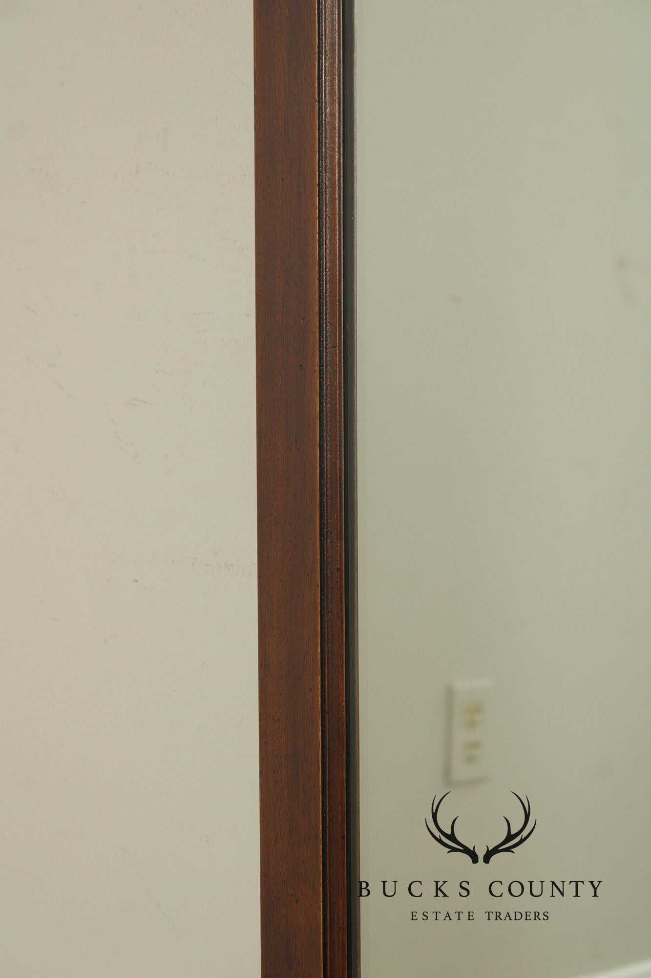 Henredon Chinoiserie Mahogany Wall Mirror