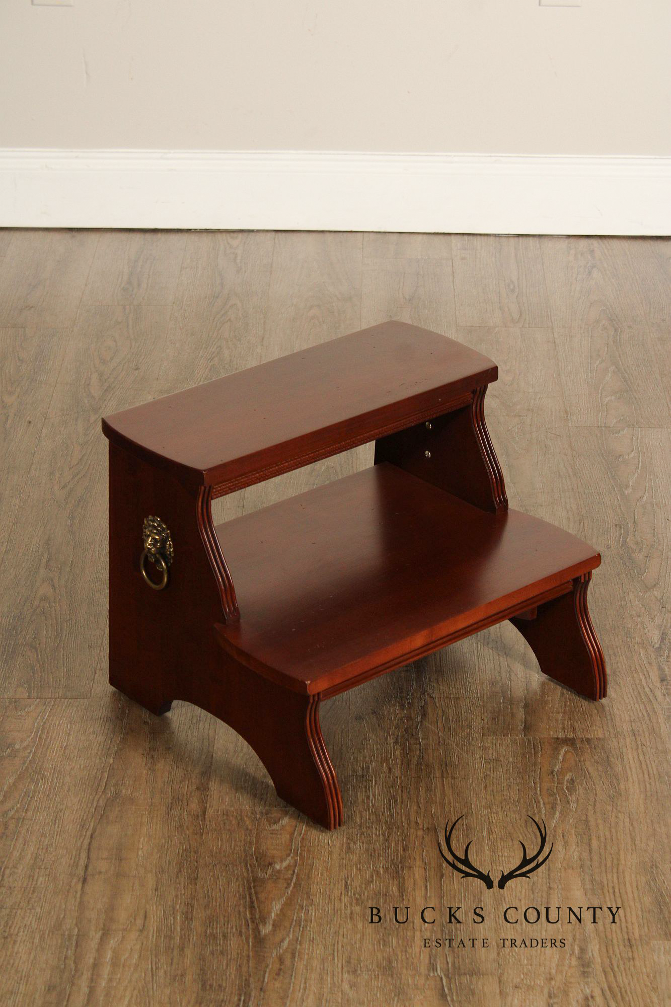 Ethan Allen Regency Style Cherry Bed Steps
