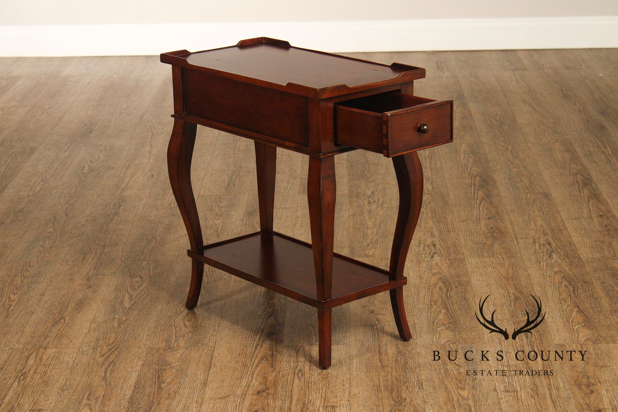 Ethan Allen French Country Style Narrow End Table