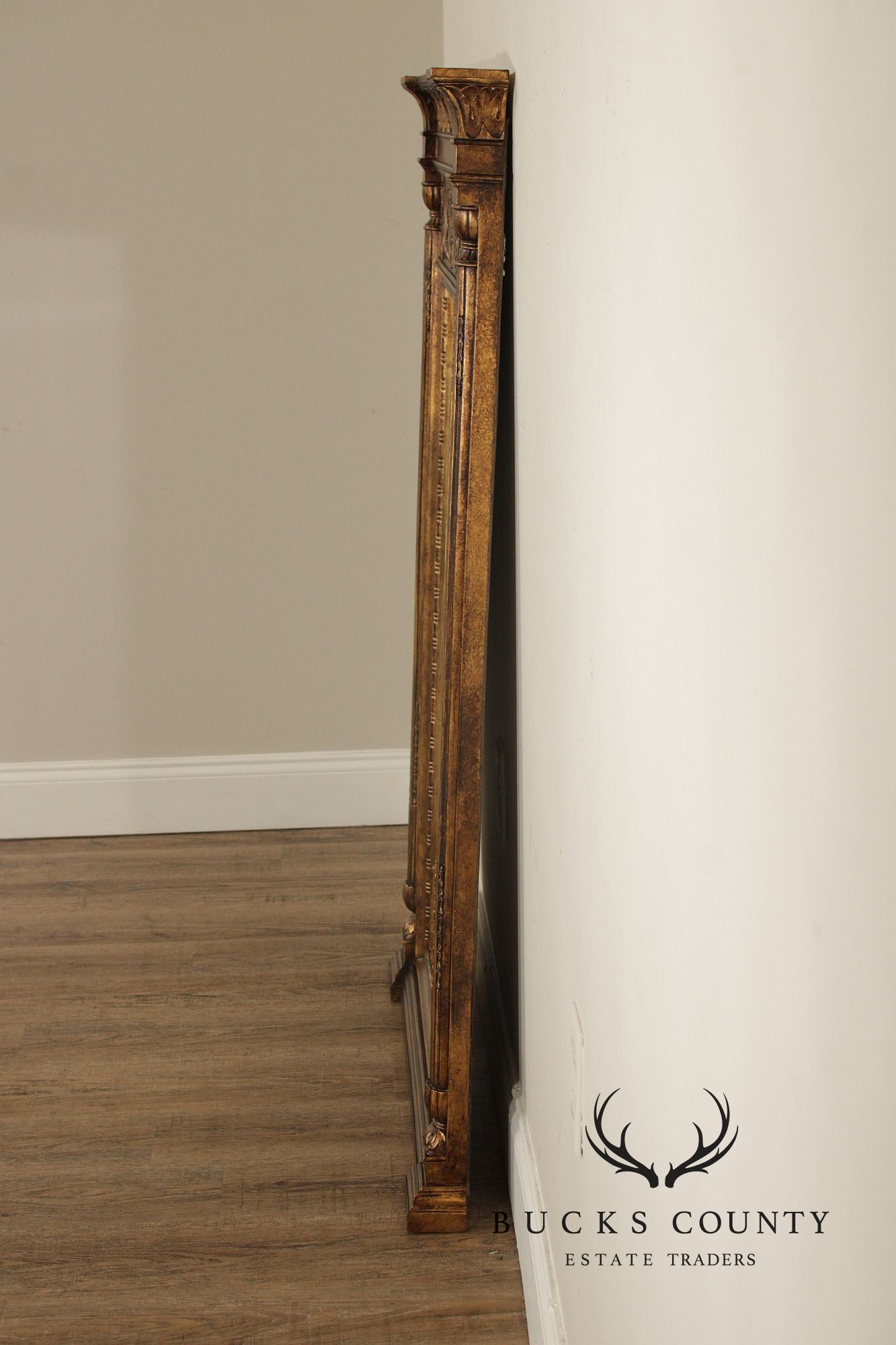 Henredon Charles X Neoclassical Style Giltwood Wall Mirror