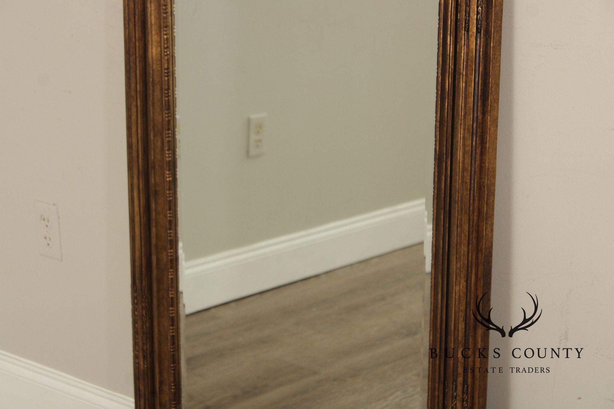 Henredon Charles X Neoclassical Style Giltwood Wall Mirror