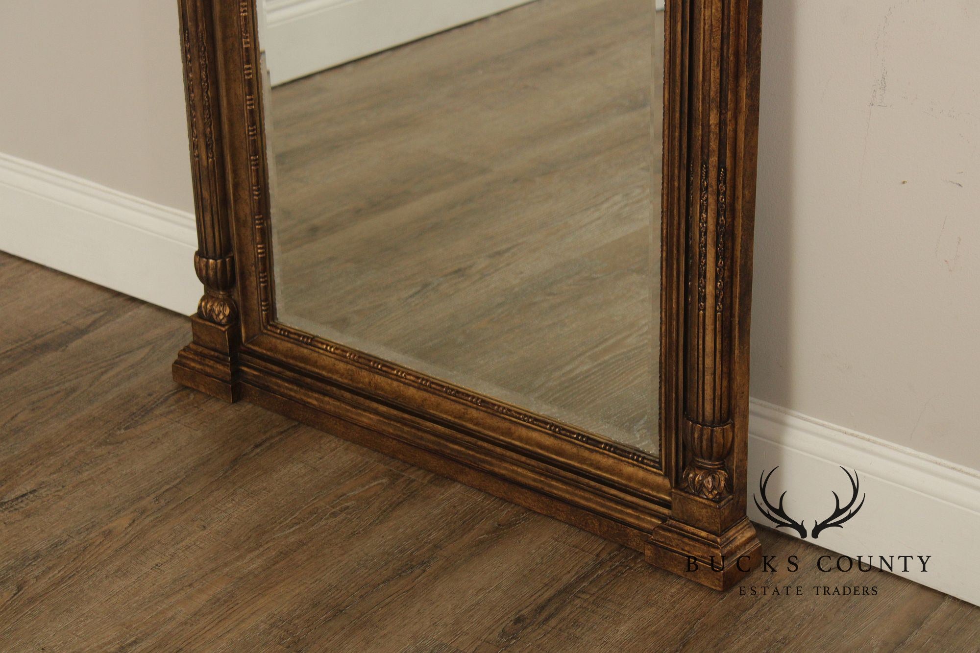 Henredon Charles X Neoclassical Style Giltwood Wall Mirror